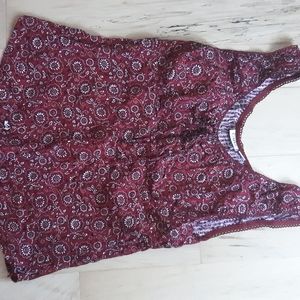 Floral tank top